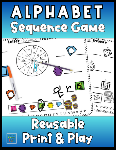 Alphabet Sequence Game - Letter Sequence Treasure