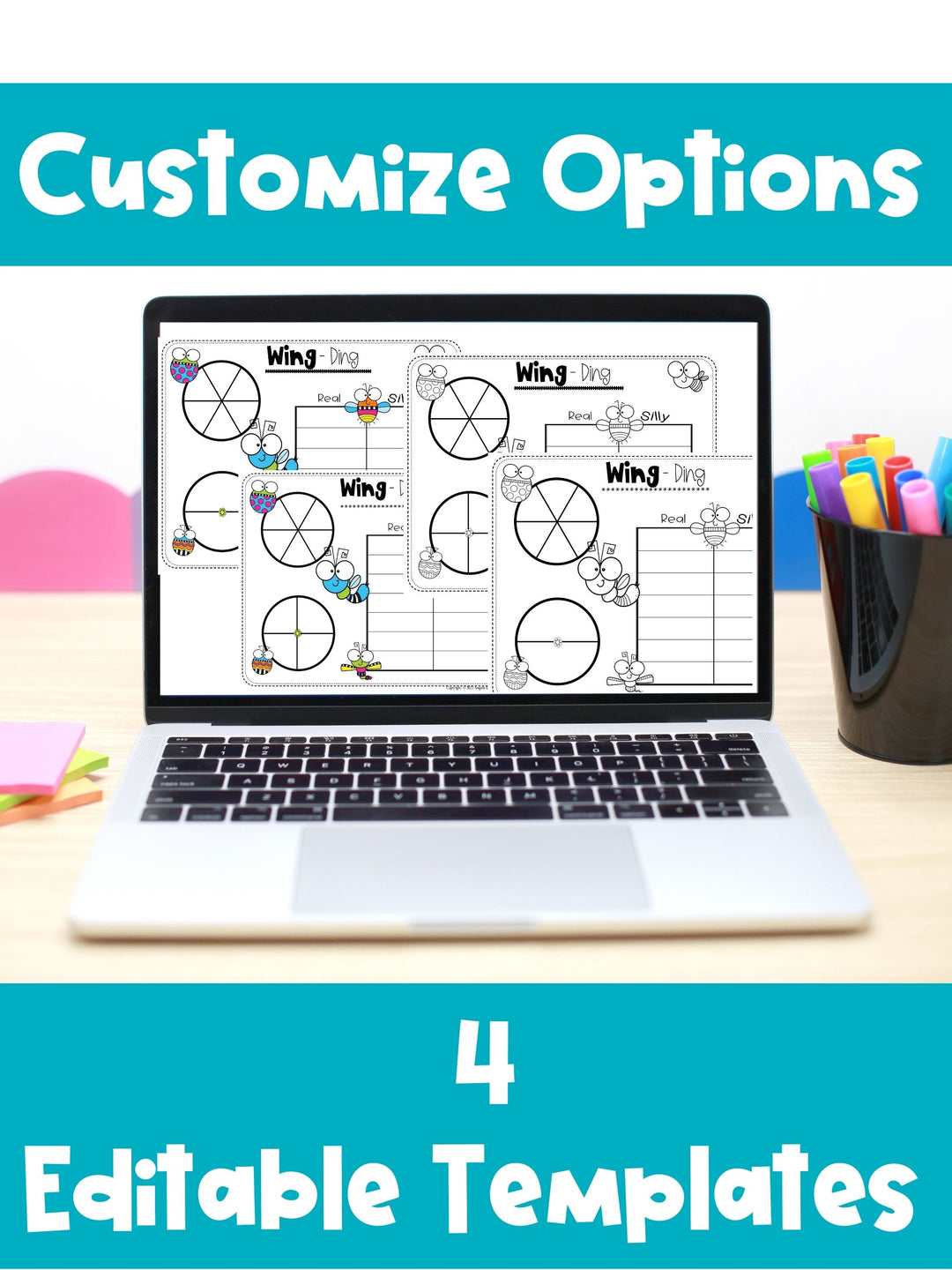Decodable Phonics Spinner Game - Wing Ding – Making The Basics Fun Store