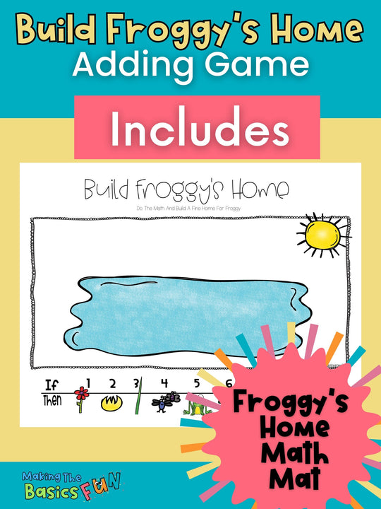 Adding To Ten - Build Froggy A Home Math Game