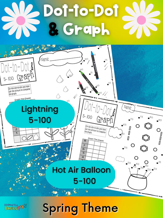Dot-to-Dot & Graph Spring Skip Counting by 5