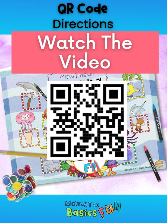 Phonics Game - Initial Sound - Move It Like An Ocean Animal