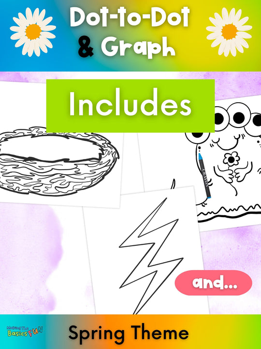 Bonus printables of art templates including a bird nest, lightning bolt and smiling garden slug are included in the set.