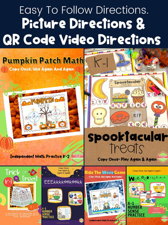 Game Bundle - Early Finisher Solutions - Kindergarten & First Grade Independent Learning Activities