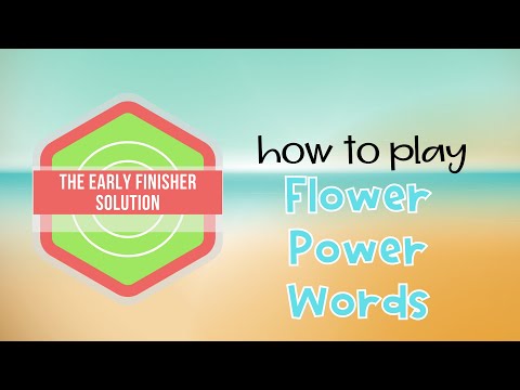 Phonics Spinner Game - Flower Power