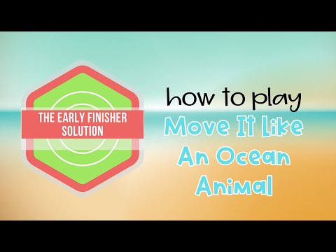 Phonics Game - Initial Sound - Move It Like An Ocean Animal