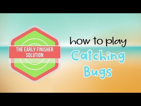 Kindergarten Printable Sight Word Game | Editable | Catching Bugs