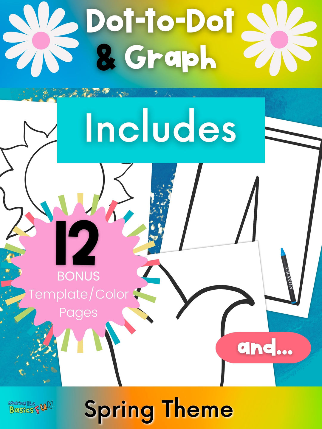 Dot-to-Dot & Graph Spring Skip Counting by 5