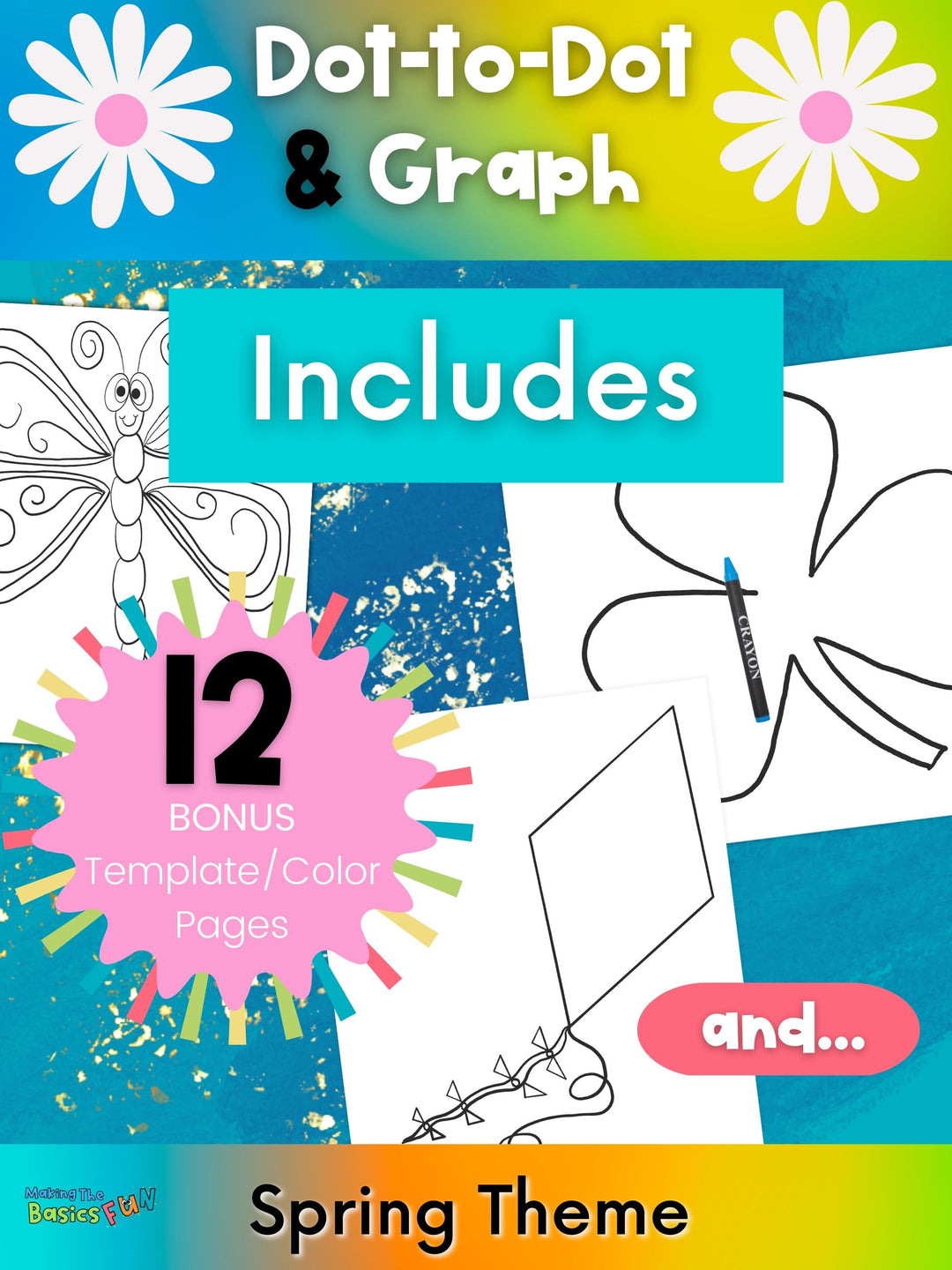 Dot-to-Dot & Graph Spring Skip Counting by 5