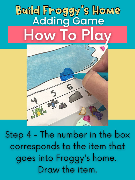 Adding To Ten - Build Froggy A Home Math Game